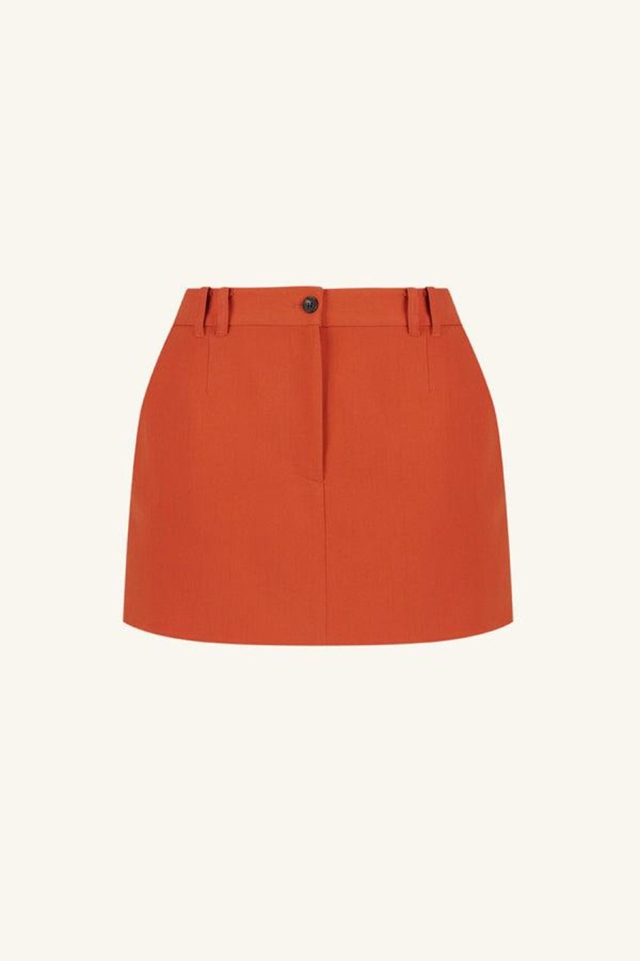 Women Shona Joy Bottoms | Irena Micro Mini Skirt/Brick Orange