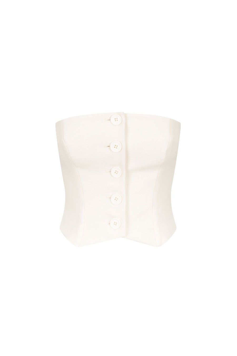 Women Shona Joy Tops | Amura Button Up Bodice/Cream