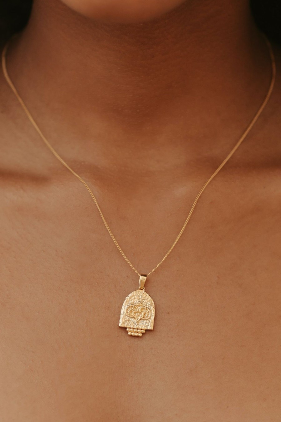 Women Luna & Rose Jewellery | Aries Zodiac Necklace/Gold