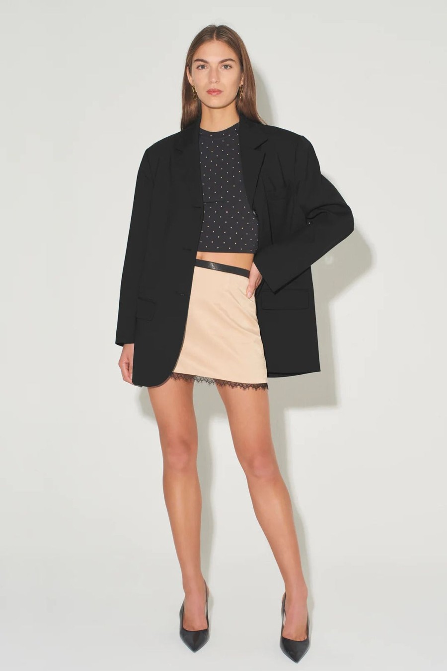 Women Hansen & Gretel Blazers & Knits & Jackets & Robes | Harper Boxy Blazer/Black