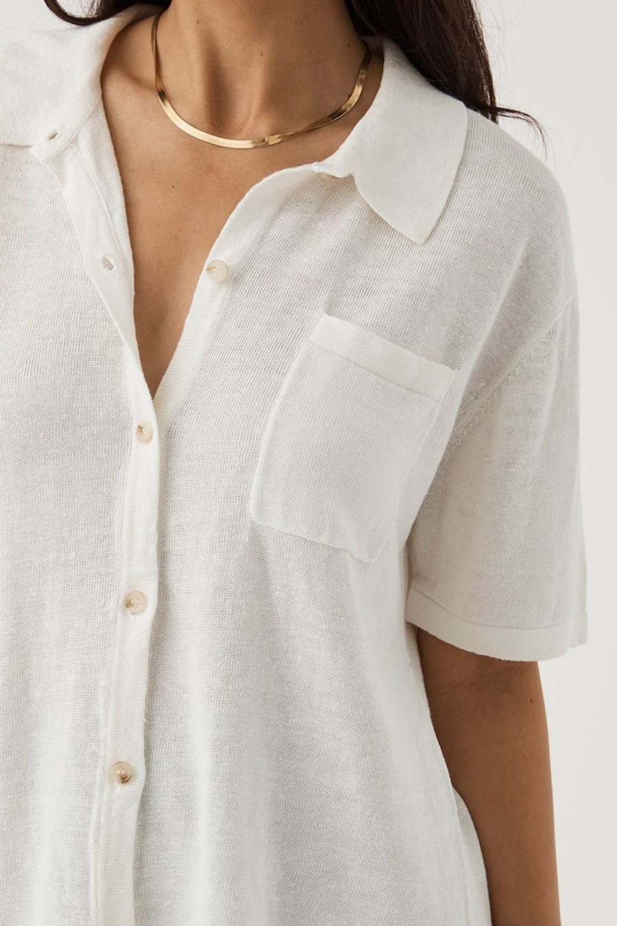 Women Arcaa Movement Tops | Brie Shirt/Cream