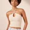 Women Shona Joy Tops | Eve Cross Front Top/Coconut