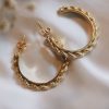 Women Luna & Rose Jewellery | Del Carmen Hoops/Gold