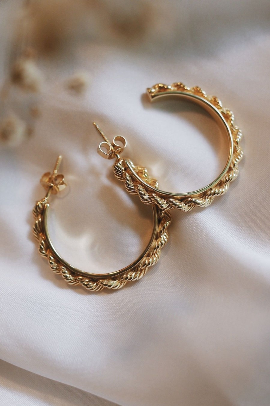 Women Luna & Rose Jewellery | Del Carmen Hoops/Gold