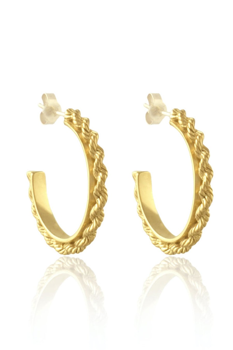 Women Luna & Rose Jewellery | Del Carmen Hoops/Gold