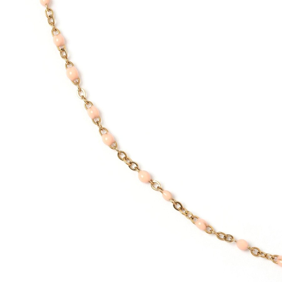 Women Arms of Eve Jewellery | Peggy Necklace/Peach