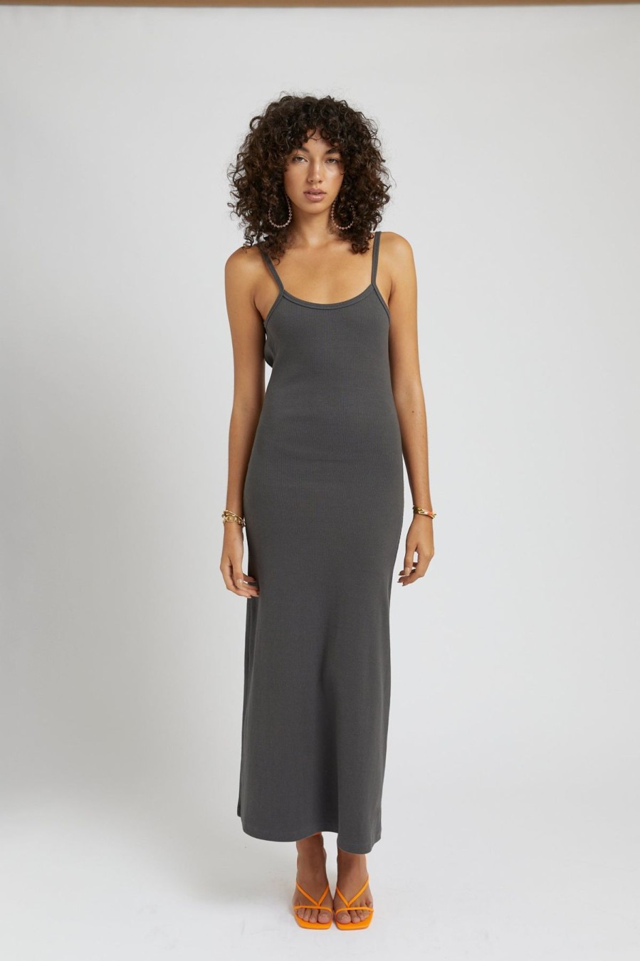 Women Summi Summi Dresses | Backless Maxi Dress/Charcoal