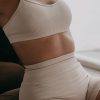 Women La Hana Active Activewear | Lumi Crop/Vanilla Cream