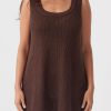 Women Arcaa Movement Dresses | Ezra Mini Dress/Chocolate