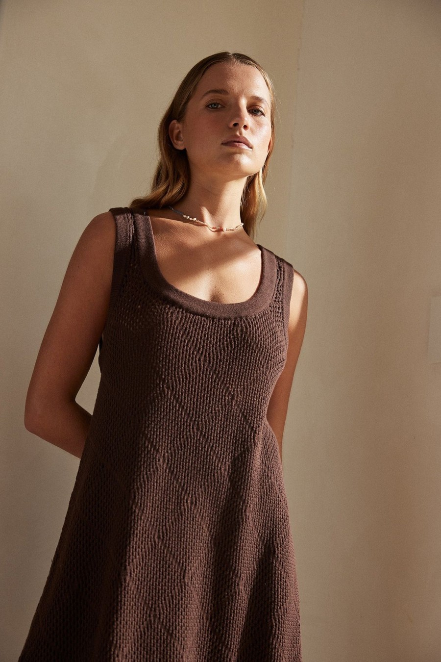 Women Arcaa Movement Dresses | Ezra Mini Dress/Chocolate