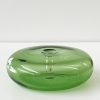 Self Care Gentle Habits | Glass Vessel Incense Holder - Green